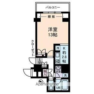 ユニロイヤル九段南【4階】の間取り