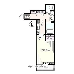 ルーエ【1階】の間取り