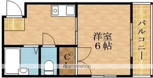 カルムセイワ高殿【403号室】の間取り