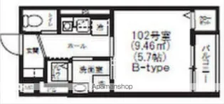 向島テラス【3階】の間取り