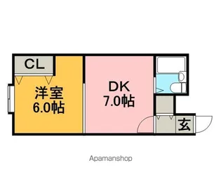 ロードサイド24【3階】の間取り