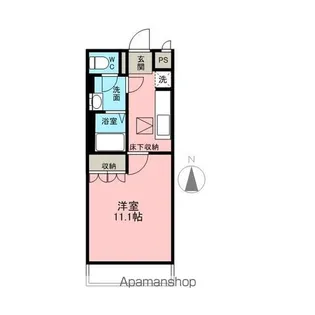 グランレーブⅡ【2階】の間取り