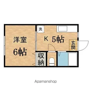 サニーサイド南大沢A棟【1階】の間取り