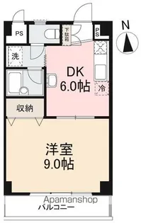 ボヌール旅篭【203号室】の間取り