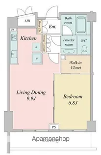 パークプレイス三田【3階】の間取り