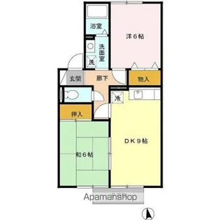 ロイヤルガーデン野口 C棟【1階】の間取り