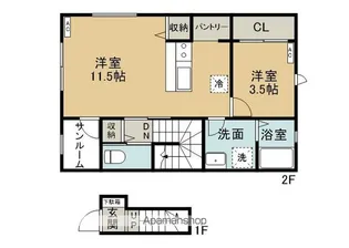 ARISTOCRAT【201号室】の間取り