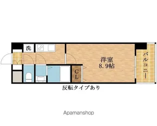 スプランディッド京橋EAST【8階】の間取り