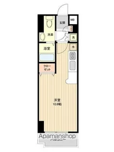 レジディア仙台本町【4階】の間取り