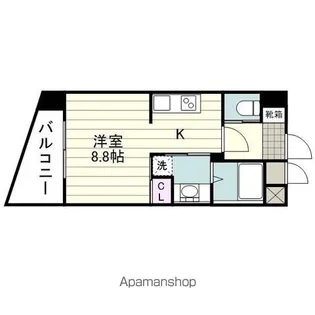 カーム南林寺【4階】の間取り