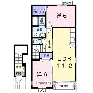 フォーシーズンズ修善寺【2階】の間取り