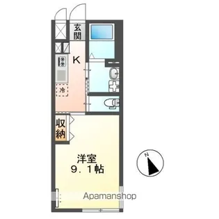 メゾンボナール M【2階】の間取り
