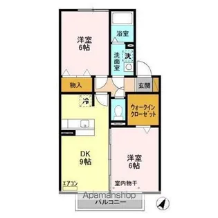 トレグラース C棟【2階】の間取り