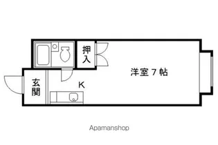 テラスワン17【107号室】の間取り