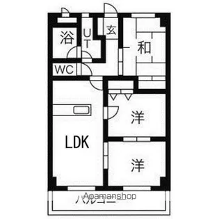 グレイス 子育て応援物件【4階】の間取り