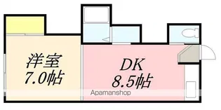 エルピラール【206号室】の間取り