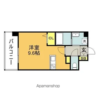 エンクレスト博多駅東Ⅱ【8階】の間取り