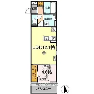 くらら【3階】の間取り