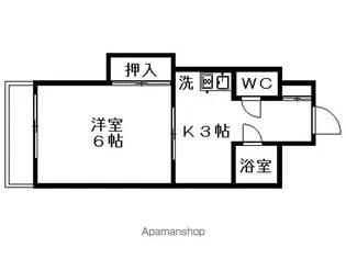 プラネット南橋本【206号室】の間取り