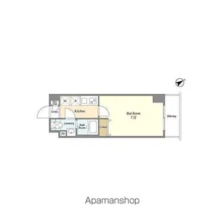 アルファコート青砥【4階】の間取り