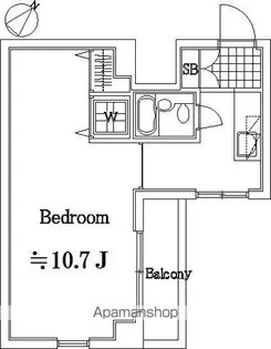 メインステージ下丸子【4階】の間取り