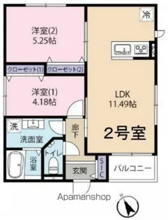 アーツ駒込【2階】の間取り