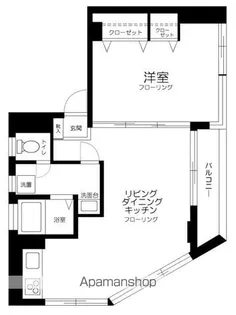 キャラマス千石【4階】の間取り