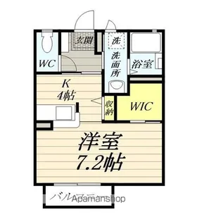 シャーメゾン酒匂【1階】の間取り