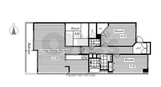 レジディア泉(イズミ)【3階】の間取り