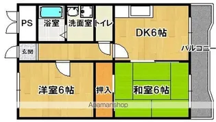 スカイハイム大喜【3階】の間取り