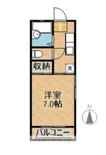 CALME.Y【101号室】の間取り
