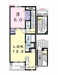 ヴァルト【3階】の間取り