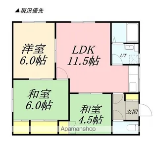 アリーナ(旧斉藤マンション)【202号室】の間取り