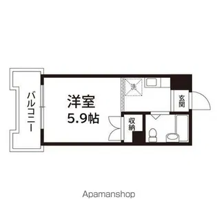 Mヒルズ本町【602号室】の間取り