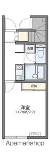 レオネクストピースフル北根【101号室】の間取り