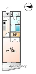 パレットスクエア【101号室】の間取り