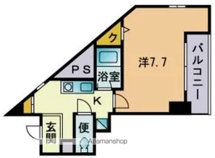 リヴァージュ大手門【503号室】の間取り