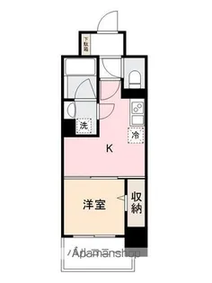 Jリヴェール高松南新町【4階】の間取り