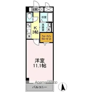 ウィル則武【2階】の間取り