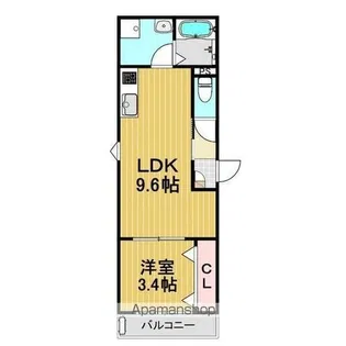 LECOCON半田Ⅲ【2階】の間取り