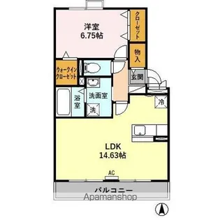 コートハウス岐陽Ⅱ A【3階】の間取り