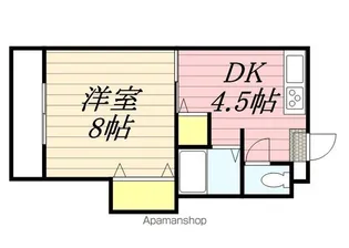 サンオークⅡ【306号室】の間取り