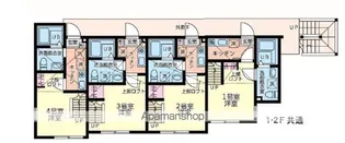 ハレコナ町田【2階】の間取り