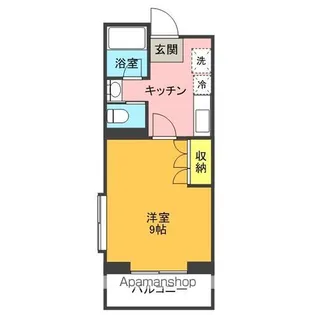 小坂マンション【407号室】の間取り