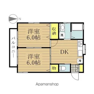 ハイツとき帆【101号室】の間取り
