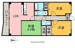 アイビー館【1階】の間取り