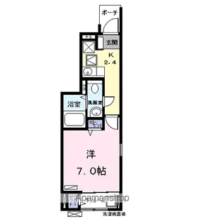 ビオラⅡ【1階】の間取り