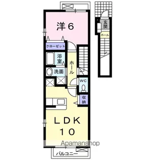 エアリーC【2階】の間取り