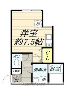 サクレクール三春【2階】の間取り