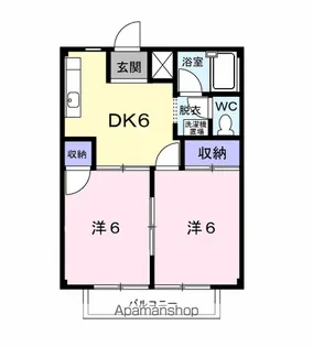 コーポ長沢【2階】の間取り